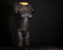 Load image into Gallery viewer, "Marsha" Hand-Sculpted Body Table Lamp