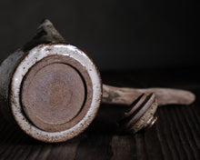 Load image into Gallery viewer, "The Old Mill" Teapot w/ Driftwood Side Handle & Brass Shavings