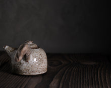 Load image into Gallery viewer, "The Old Mill" Teapot w/ Driftwood Side Handle & Brass Shavings
