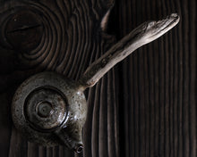 Load image into Gallery viewer, "The Old Mill" Teapot w/ Driftwood Side Handle & Brass Shavings