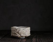 Load image into Gallery viewer, "Earth Ship" Handmade Kurinuki Faceted Stoneware Tea Bowl