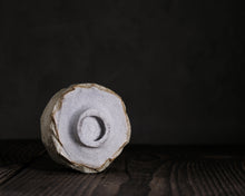 Load image into Gallery viewer, "Earth Ship" Handmade Kurinuki Faceted Stoneware Tea Bowl