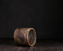 Load image into Gallery viewer, "Grassland Vista" Handmade Kurinuki Stoneware Teacup