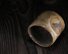 Load image into Gallery viewer, "Grassland Vista" Handmade Kurinuki Stoneware Teacup