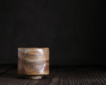 Load image into Gallery viewer, "Grassland Vista" Handmade Kurinuki Stoneware Teacup
