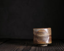 Load image into Gallery viewer, "Grassland Vista" Handmade Kurinuki Stoneware Teacup
