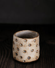Load image into Gallery viewer, "Harvest Moon" Handmade Kurinuki Stoneware Teacup