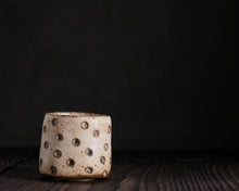 Load image into Gallery viewer, "Harvest Moon" Handmade Kurinuki Stoneware Teacup