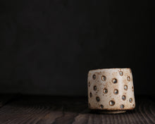 Load image into Gallery viewer, "Harvest Moon" Handmade Kurinuki Stoneware Teacup