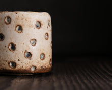 Load image into Gallery viewer, "Harvest Moon" Handmade Kurinuki Stoneware Teacup