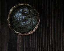 Load image into Gallery viewer, "The Wood Pile" Handmade Kurinuki Faceted Stoneware Tea Bowl