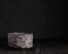 Load image into Gallery viewer, "Tuesday's Tumbleweed" Handmade Kurinuki Faceted Stoneware Tea Bowl