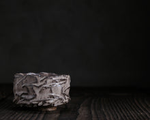 Load image into Gallery viewer, "Tuesday's Tumbleweed" Handmade Kurinuki Faceted Stoneware Tea Bowl