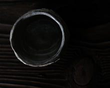 Load image into Gallery viewer, "The Spring Fed Pond" Handmade Kurinuki Faceted Stoneware Tea Bowl