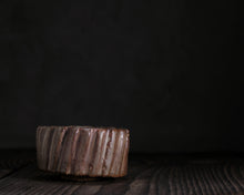 Load image into Gallery viewer, "Sanctuary Hill" Handmade Kurinuki Carved Grooves Stoneware Tea Bowl