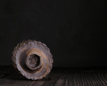 Load image into Gallery viewer, "Sanctuary Hill" Handmade Kurinuki Carved Grooves Stoneware Tea Bowl