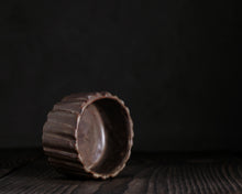 Load image into Gallery viewer, "Sanctuary Hill" Handmade Kurinuki Carved Grooves Stoneware Tea Bowl