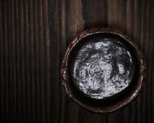 Load image into Gallery viewer, "The Property Line" Handmade Kurinuki Carved Grooves Stoneware Tea Bowl