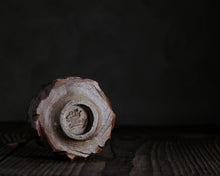 Load image into Gallery viewer, "Mushroom Patch" Handmade Kurinuki Faceted Stoneware Tea Bowl