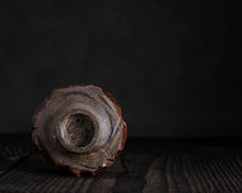 Load image into Gallery viewer, "Mushroom Patch" Handmade Kurinuki Faceted Stoneware Tea Bowl