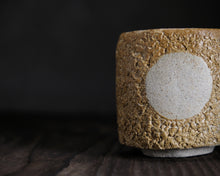 Load image into Gallery viewer, "Eclipse of Summer" Handmade Kurinuki Stoneware Teacup