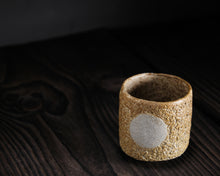 Load image into Gallery viewer, "Eclipse of Summer" Handmade Kurinuki Stoneware Teacup