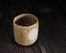 Load image into Gallery viewer, "Eclipse of Summer" Handmade Kurinuki Stoneware Teacup