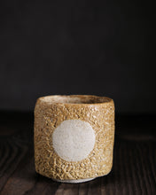 Load image into Gallery viewer, "Eclipse of Summer" Handmade Kurinuki Stoneware Teacup