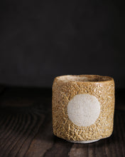 Load image into Gallery viewer, "Eclipse of Summer" Handmade Kurinuki Stoneware Teacup
