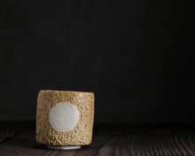 Load image into Gallery viewer, "Eclipse of Summer" Handmade Kurinuki Stoneware Teacup