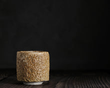 Load image into Gallery viewer, "Eclipse of Summer" Handmade Kurinuki Stoneware Teacup