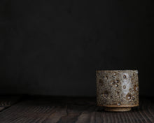 Load image into Gallery viewer, "The Waning Crescent" Handmade Kurinuki Stoneware Teacup