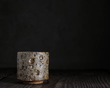 Load image into Gallery viewer, "The Waning Crescent" Handmade Kurinuki Stoneware Teacup
