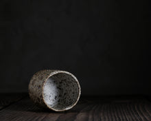 Load image into Gallery viewer, "The Waning Crescent" Handmade Kurinuki Stoneware Teacup