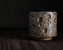 Load image into Gallery viewer, "The Waning Crescent" Handmade Kurinuki Stoneware Teacup