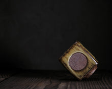 Load image into Gallery viewer, "The Circle Game" Handmade Kurinuki Square Stoneware Teacup