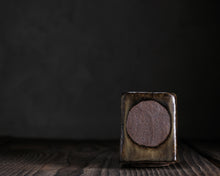 Load image into Gallery viewer, "Sisters of The Moon" Handmade Kurinuki Square Stoneware Teacup