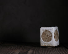 Load image into Gallery viewer, "September Sundown" Handmade Kurinuki Square Stoneware Teacup