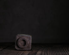 Load image into Gallery viewer, "Hills of Mist" Handmade Kurinuki Square Stoneware Teacup