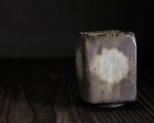 Load image into Gallery viewer, "Hills of Mist" Handmade Kurinuki Square Stoneware Teacup