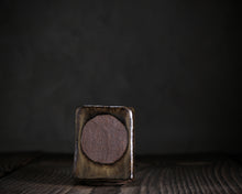 Load image into Gallery viewer, "Sisters of The Moon" Handmade Kurinuki Square Stoneware Teacup