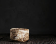 Load image into Gallery viewer, "Dockside at Dusk" Handmade Kurinuki Stoneware Tea Bowl