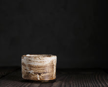 Load image into Gallery viewer, "Dockside at Dusk" Handmade Kurinuki Stoneware Tea Bowl