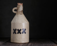 Load image into Gallery viewer, "Pappy's Corn Squeezin'" Handmade Ceramic Jug w/ Cork Stopper & XXX