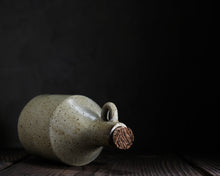 Load image into Gallery viewer, "Sunday Mornin'" Handmade Ceramic Jug w/ Cork Stopper