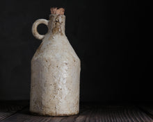 Load image into Gallery viewer, "Spanish Moss" Handmade Ceramic Jug w/ Cork Stopper