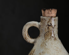 Load image into Gallery viewer, "Spanish Moss" Handmade Ceramic Jug w/ Cork Stopper