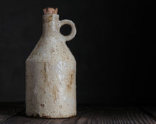 Load image into Gallery viewer, "Spanish Moss" Handmade Ceramic Jug w/ Cork Stopper