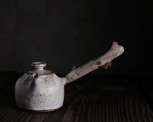 Load image into Gallery viewer, "The Hillside Pasture" Teapot w/ Driftwood Side Handle