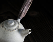 Load image into Gallery viewer, "The Mossy Glen" Teapot w/ Driftwood Side Handle